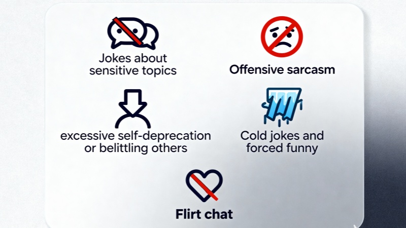What to Avoid when Joking