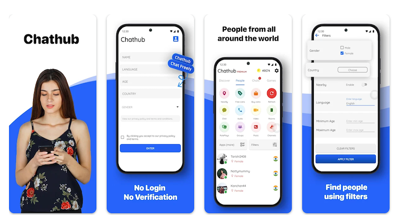 تطبيق chathub