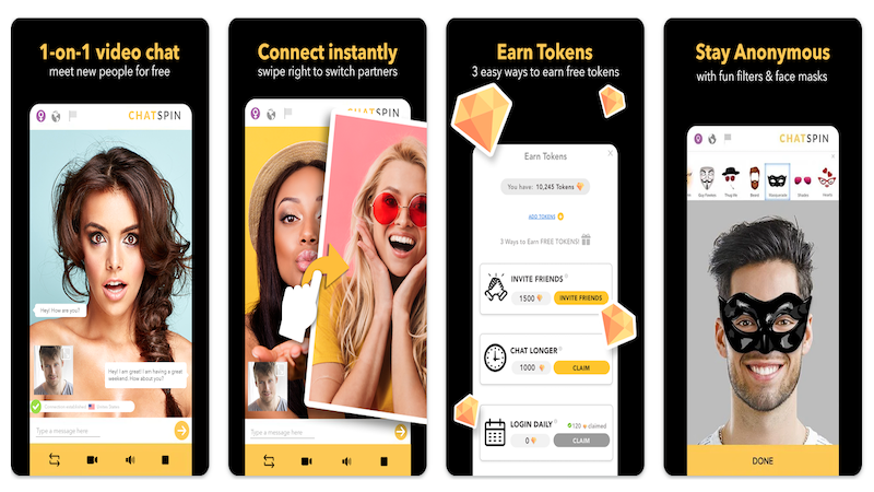 تطبيق chatspin — أحد بدائل OmeTV