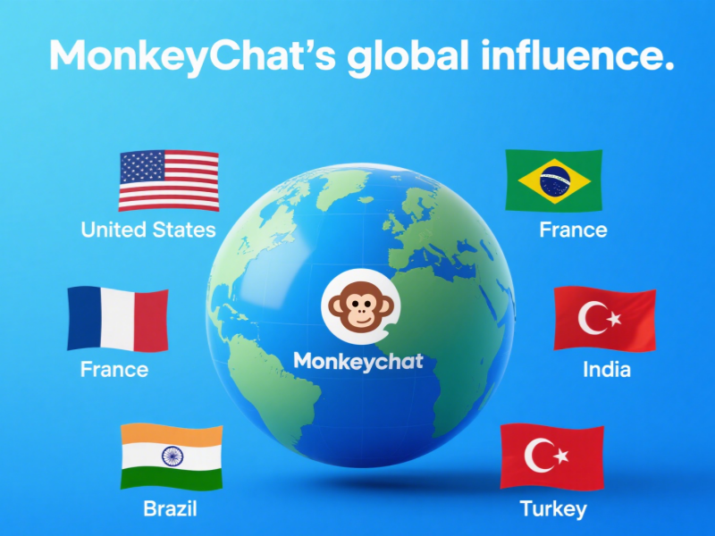 MonkeyChat's global influence