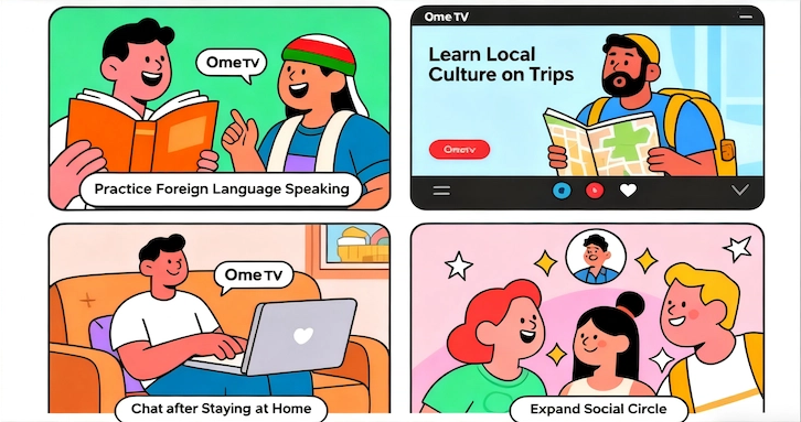 use scenarios of ometv 