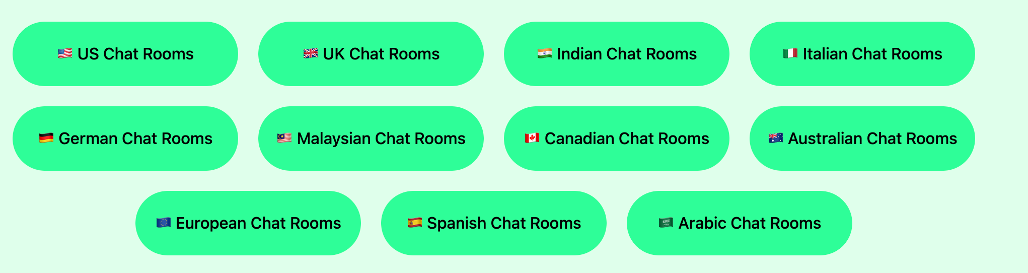 1v1 Chat Rooms