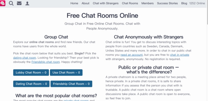 Public Chat Rooms and Private Conversations