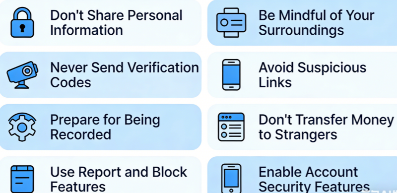 Key Online Webcam Chat Safety Tips Summary