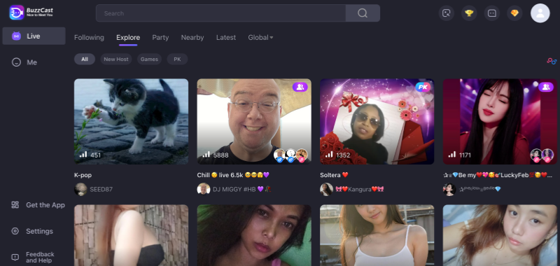 Live Chat Rooms