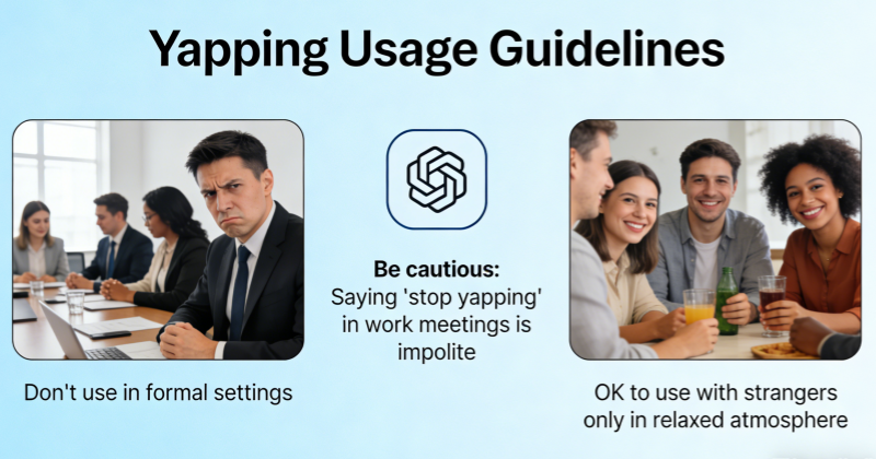 Precautions for Using Yapping