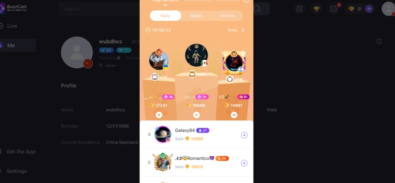 Charming Live Streaming