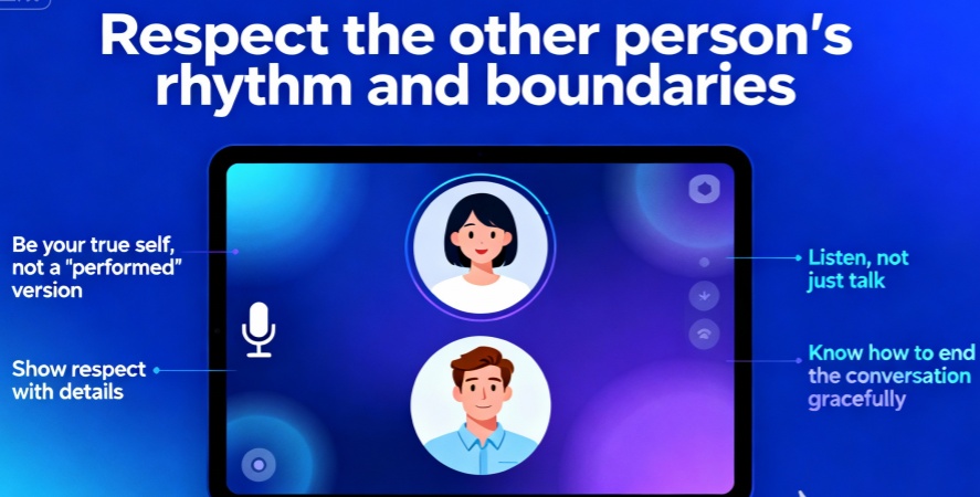 احترم الطرف الأخرى وكن صادقًا