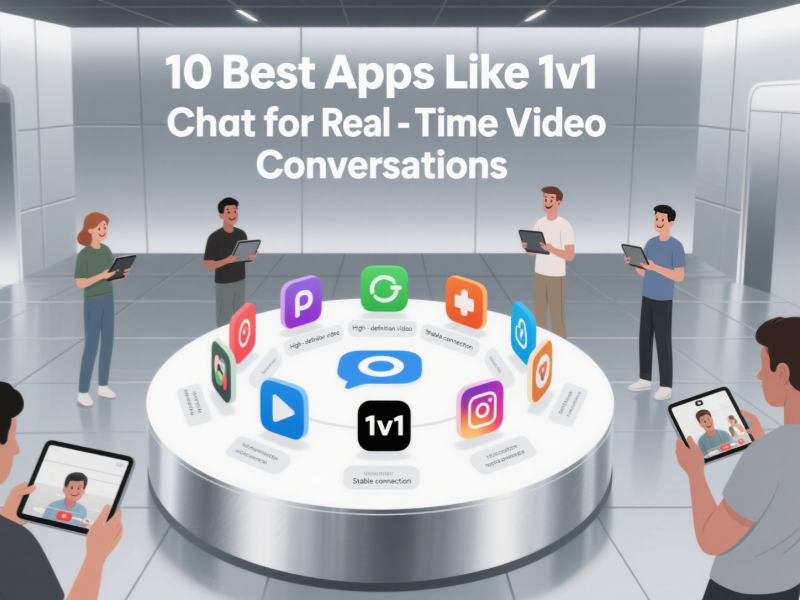 10 best apps like 1v1 chat for real-time video conversations