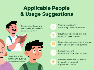 Applicable People & Usage Suggestions
