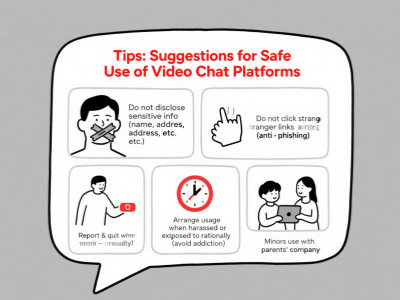Suggestions for Safe Use of Video Chat Platforms