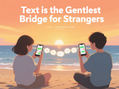 Text is the Gentlest Bridge for Strangers