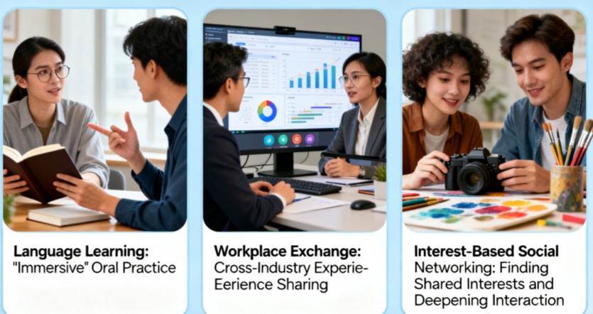 Diverse Use Cases for Online Stranger Video Chat