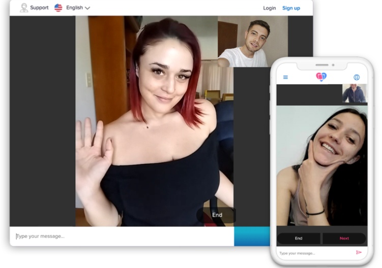 Random One-on-One Video Matching