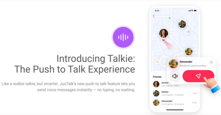 Push-to-Talk Function — Talkie