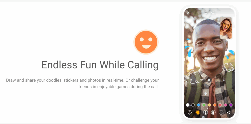 Real-time Doodles and Interactive Stickers:Games