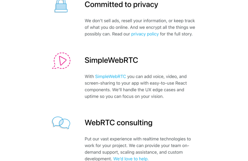Talky's Core Functions and Features