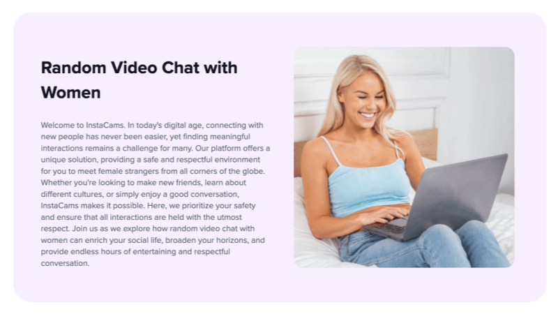 Principais funções e características do Instacams