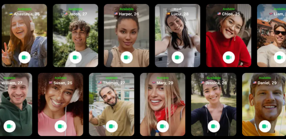 Chat de Vídeo Aleatório
